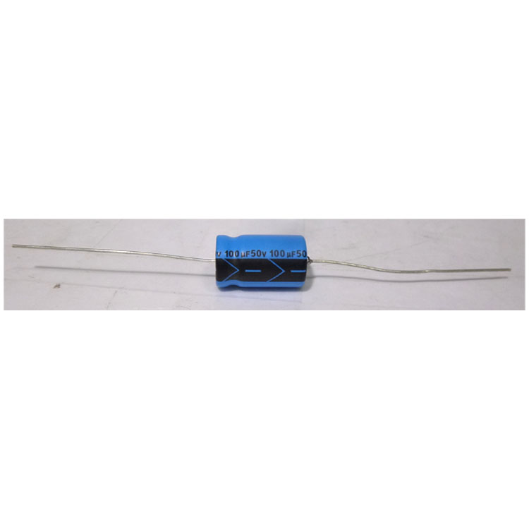 Axial electrolytic 5pcs 100uf 50v 10x18mm Lelon