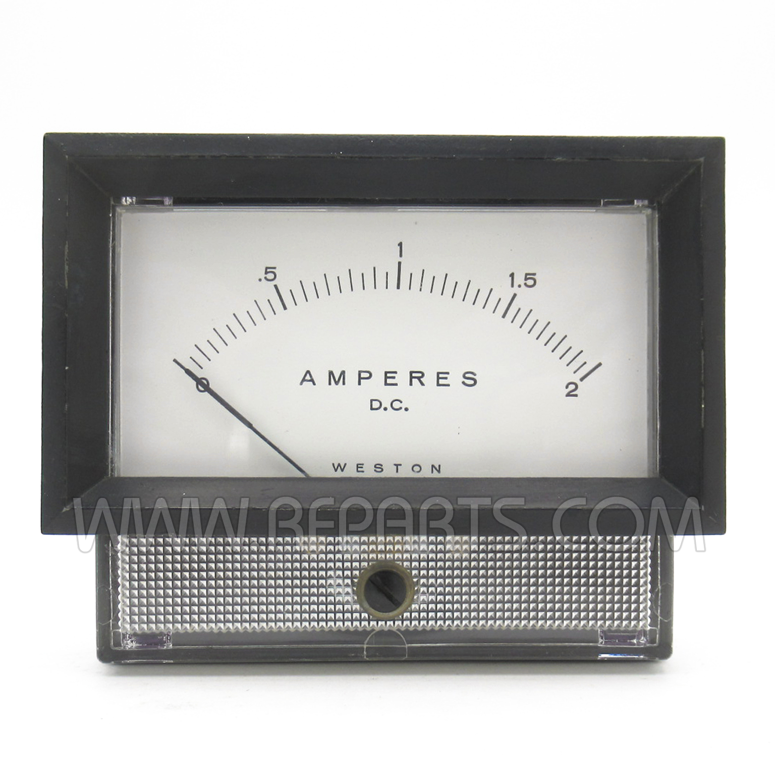Model 1931 Weston 0 to 2 DC Amperes Panel Meter (Pull)