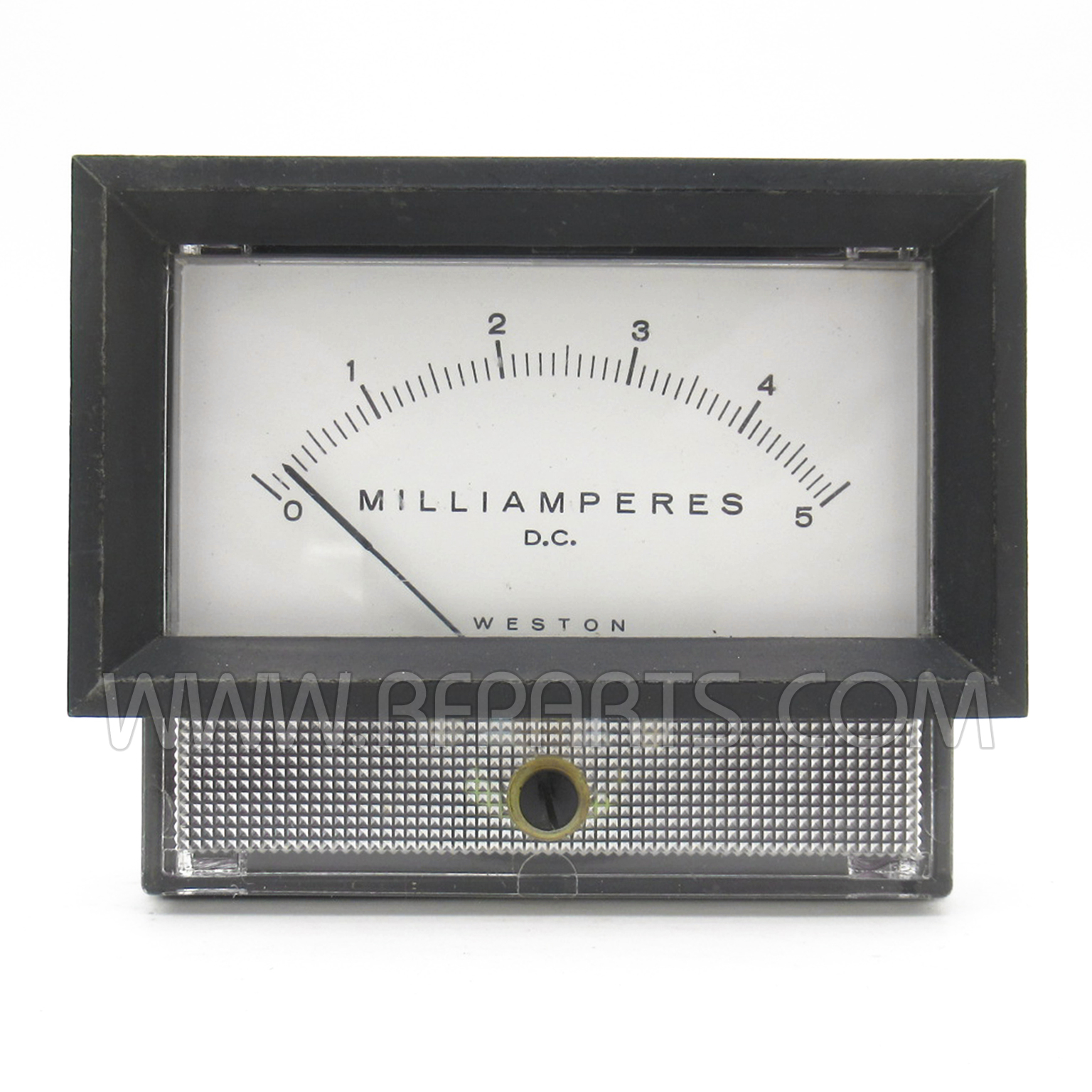 Model 1931 Weston 0 to 5 DC Milliamperes Panel Meter (Pull)