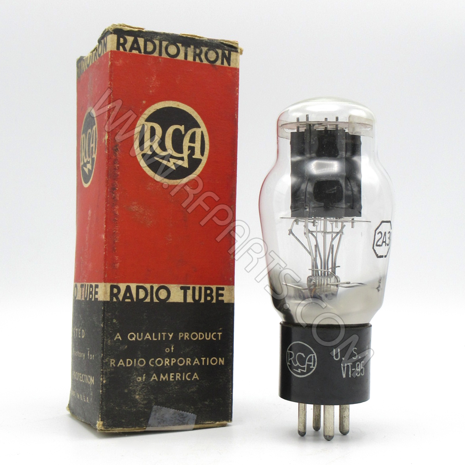 2A3, RCA, Black Plate, Power, Amplifier, Triode, New Old