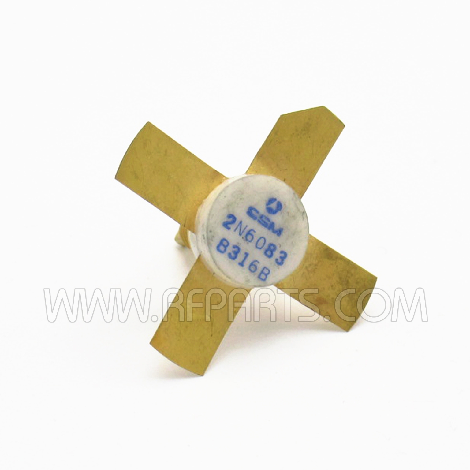 Transistor 12v R32 2N6083, Thomson, Transistor, 30 Watt, 12 Volt, 175 MHz, New Old Stock