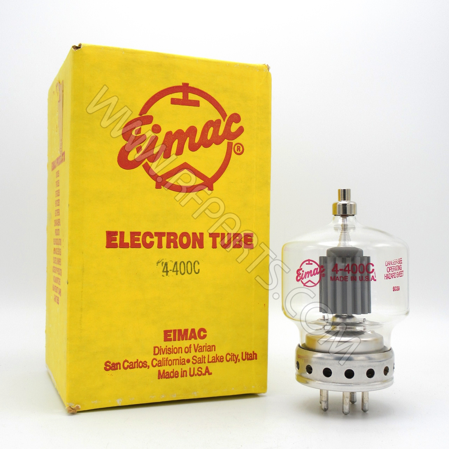 4-400C / 6775 Eimac Transmit Tube, New Old Stock, New In Box