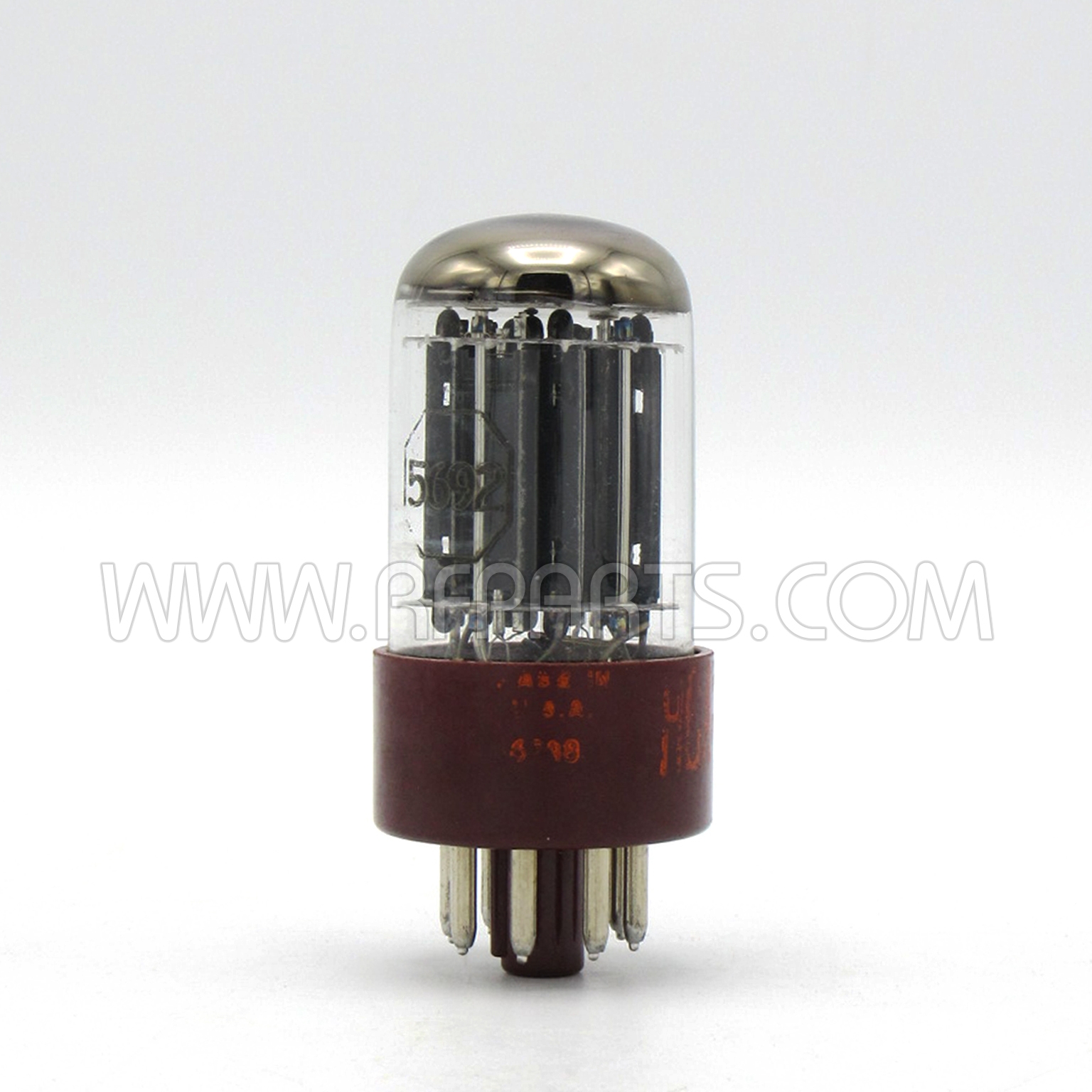 5692 RCA Red Base Medium Mu Twin Triode Tube