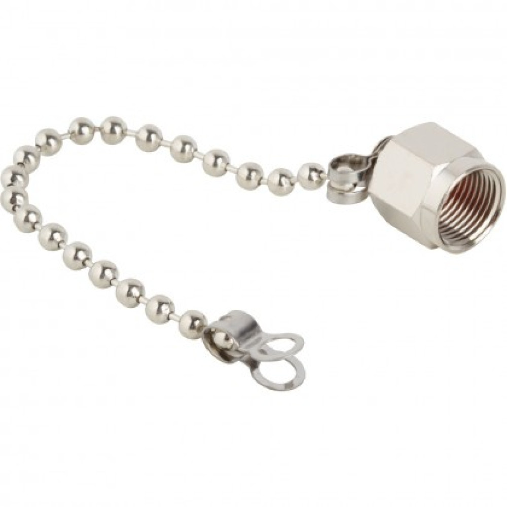 F.29様　100 222145 F Male Weather Cap w/Chain, Chain length - 100mm, Nickel
