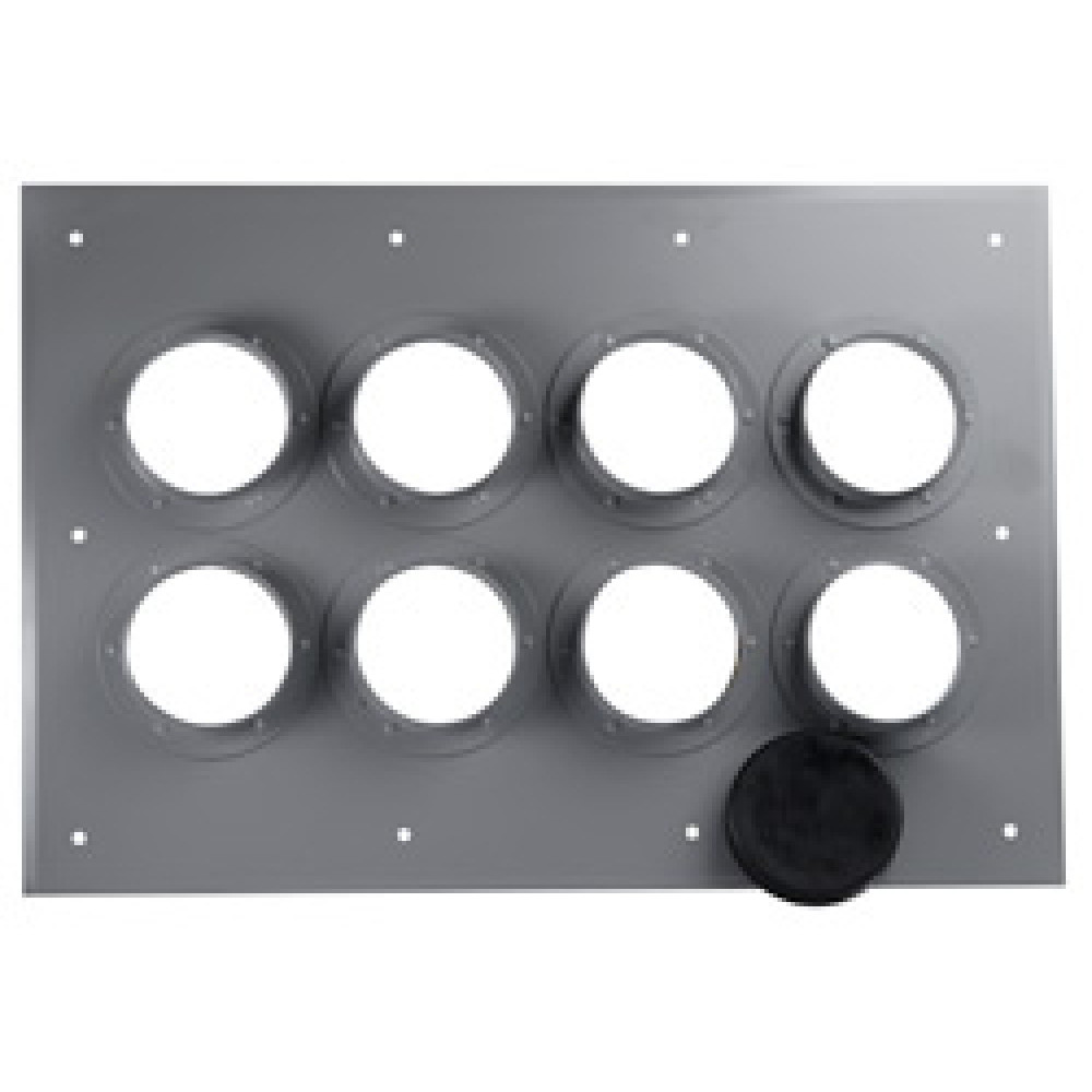 252138 I-Line 8-Port (2x4) Wall Entry Panel with 4