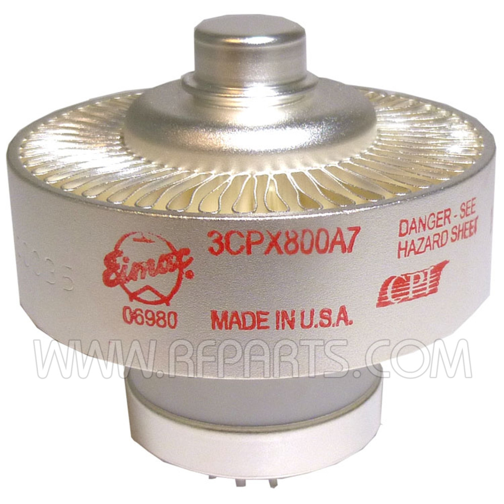 3CPX800A7, Eimac, Pulse Rated, High Power, Triode, Used