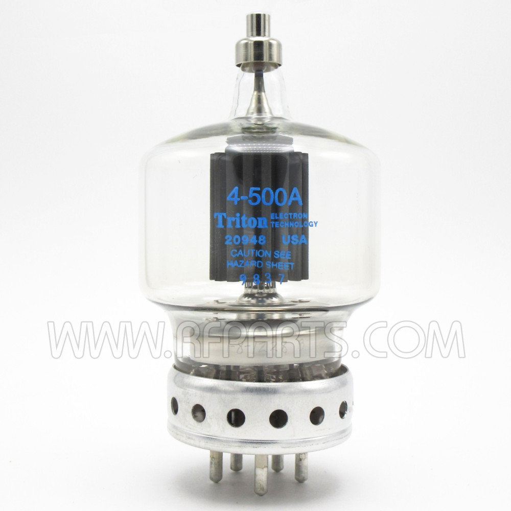 4-500A Transmitting Tube, Tetrode, Glass, Triton/Eimac (NOS)