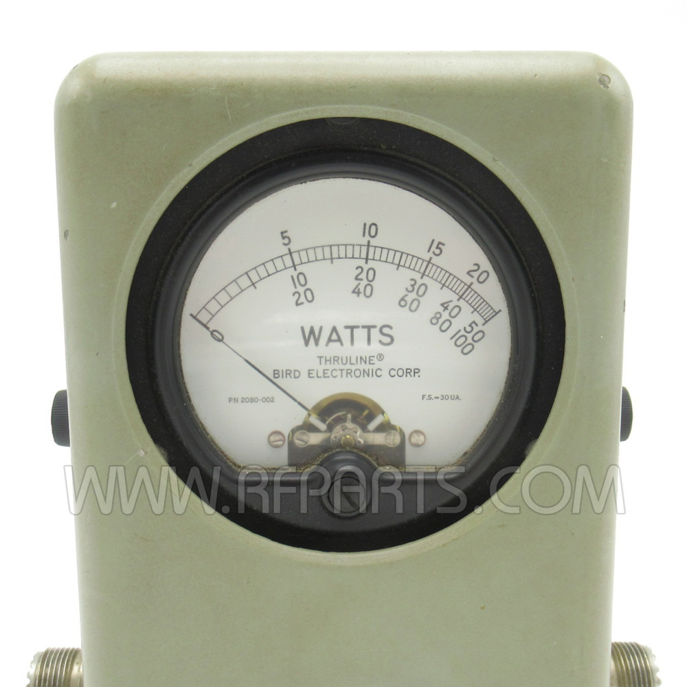 43, Bird, Wattmeter, with UHF Female, QC Connectors (Pull)