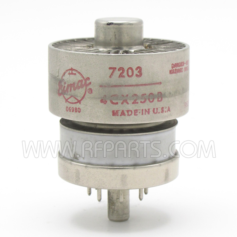 その他 7203/4CX250B Eimac 4CX250B, 7203, Eimac, Ceramic, Transmitting, Tube, Used