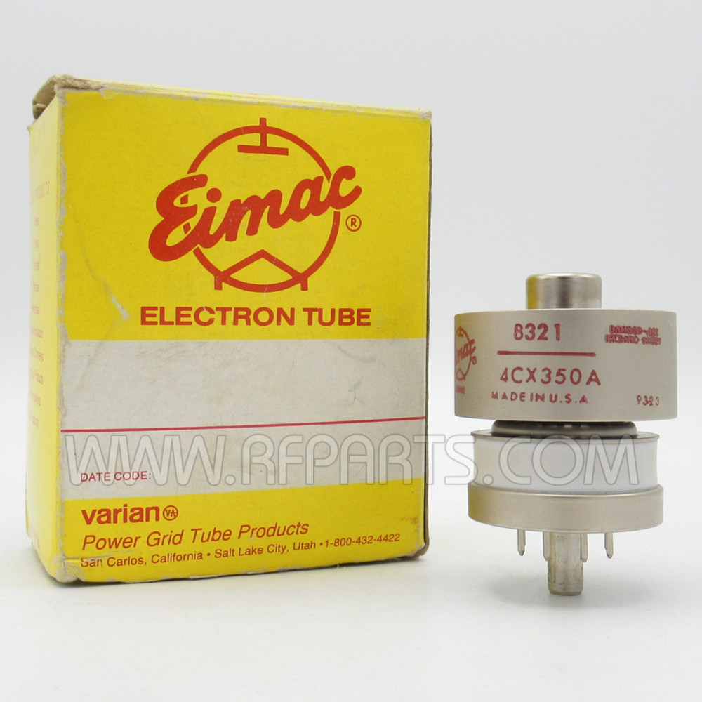 4CX350A Eimac Transmitting Tube 8321 / 4CX350A (NOS)