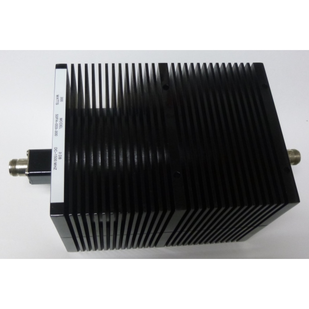 50FH-003-300 Attenuator, Fixed, 300 Watt, 3dB, Type-N Female