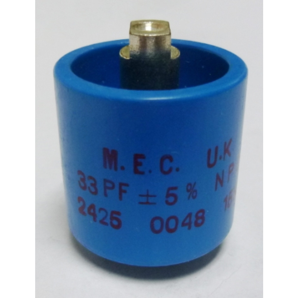570033-15P Doorknob Capacitor, 33pf 15kv (Pull)