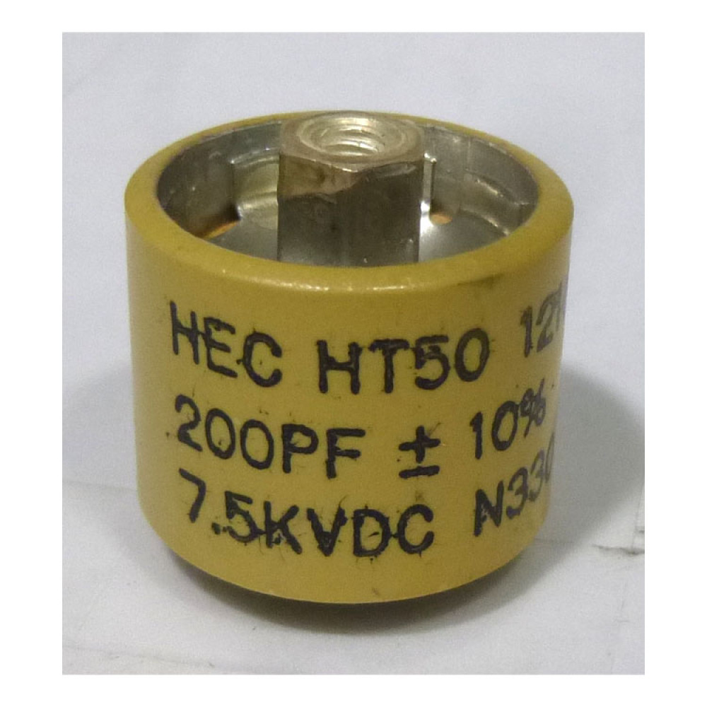 580200-7 Doorknob Capacitor, 200pf 7.5kv, 10%, HT50V201KA, MFR