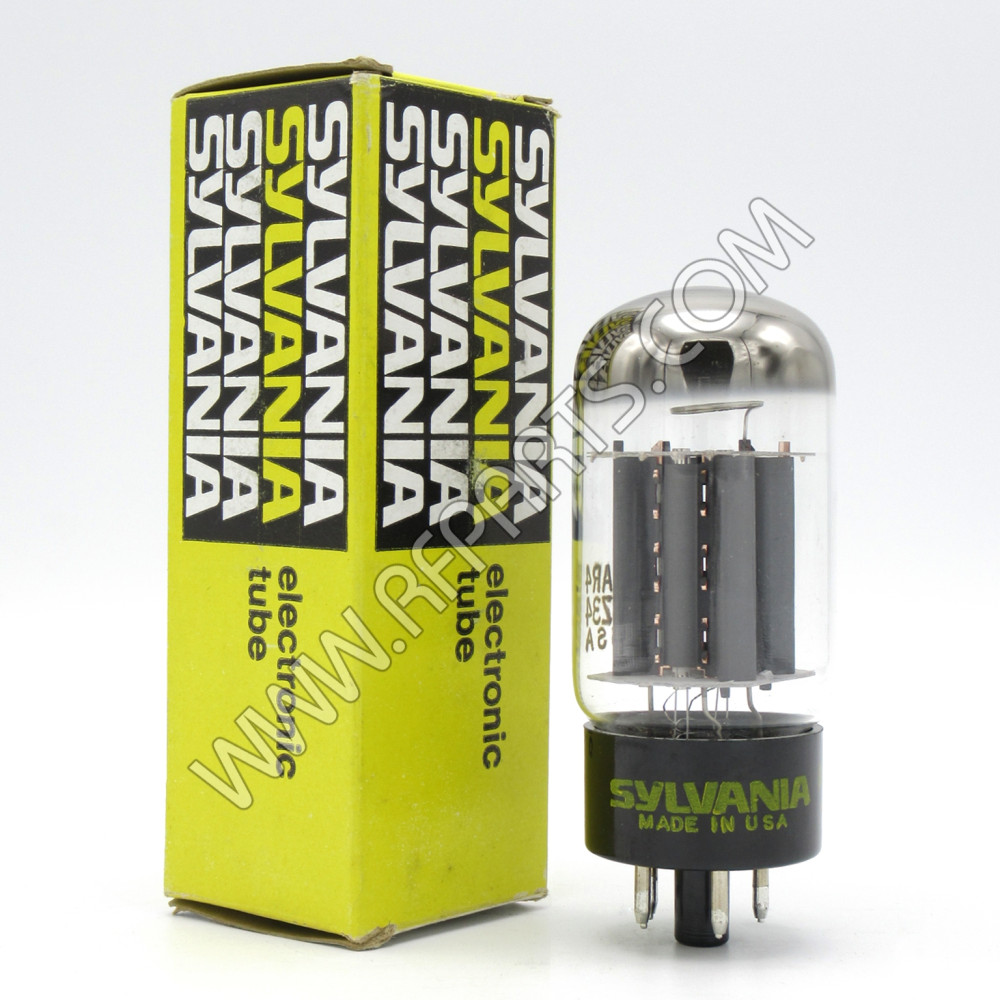 5AR4 Sylvania Fat Boy Full Wave High-Vacuum Rectifier, New old