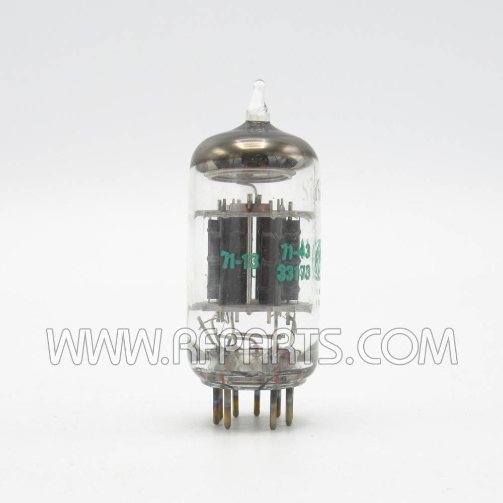 GENERAL ELECTRIC JAN 6072A NOS真空管 6072A GE JAN Twin Triode Tube. Special version of the 12AY7. Made