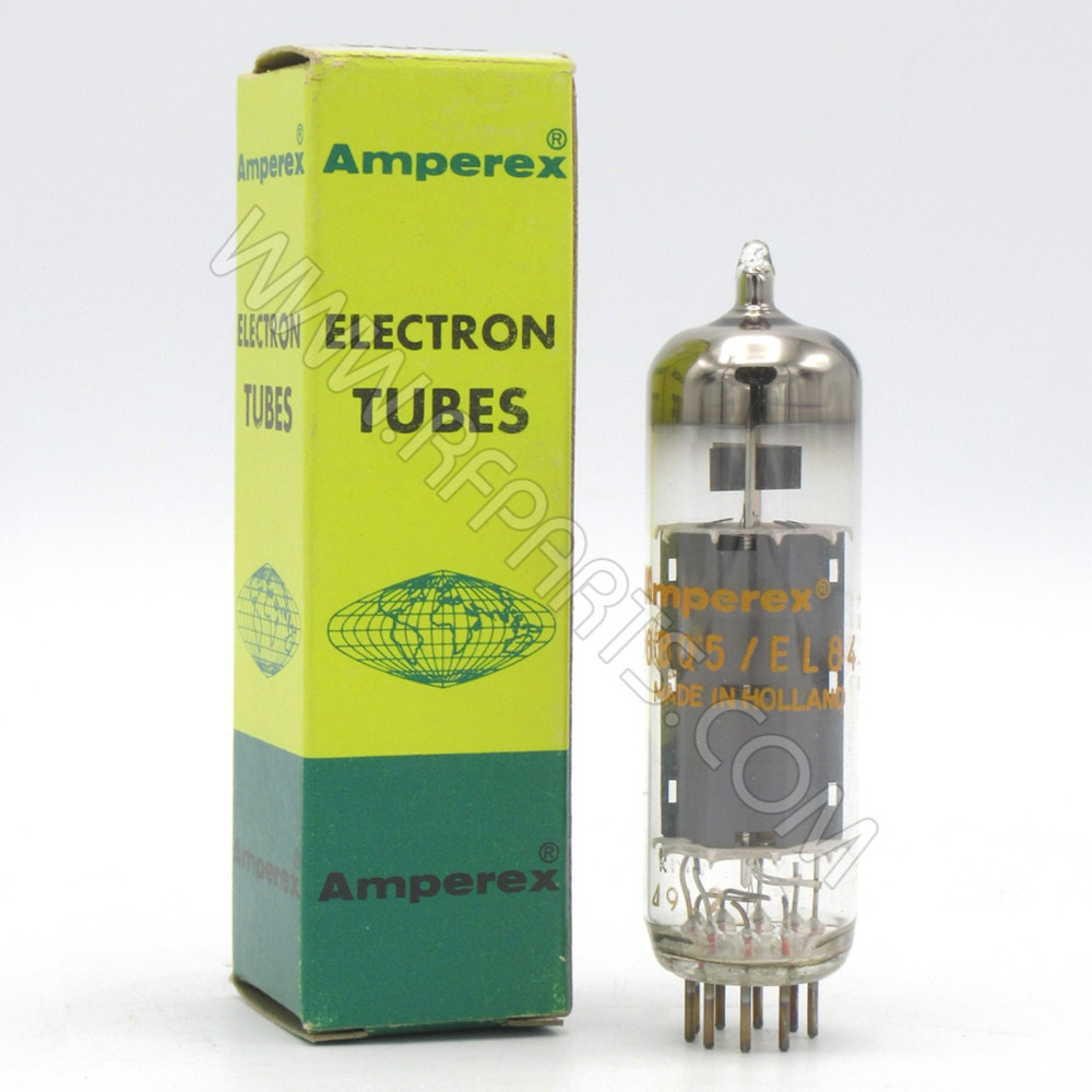 6BQ5, EL84, Amperex, Audio, Power, Pentode, Tube, Made in Holland