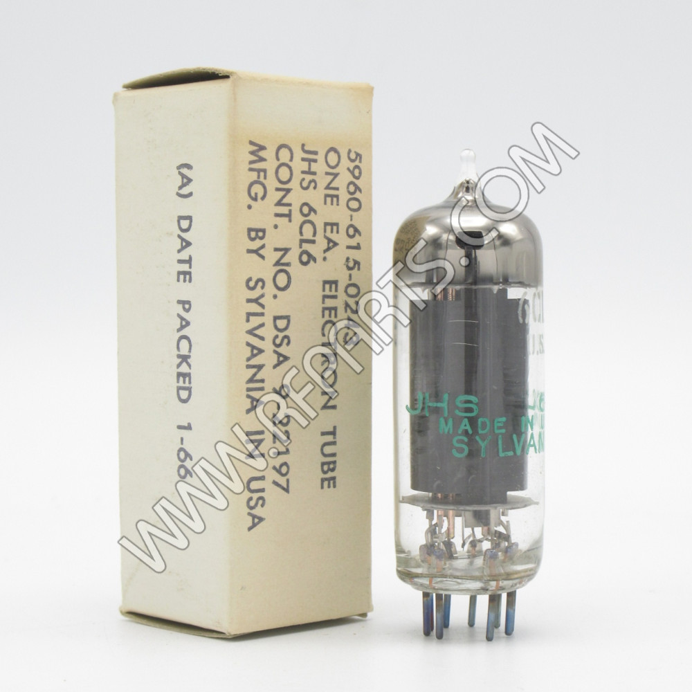 真空管 Unused Tubes 6CL6 4pcs(RCA)+2pcs(Sylvania) and 6FQ7(Sylvania) 2pcs  Total 8tubes 6cl6-jhs_sylvania_1.jpg