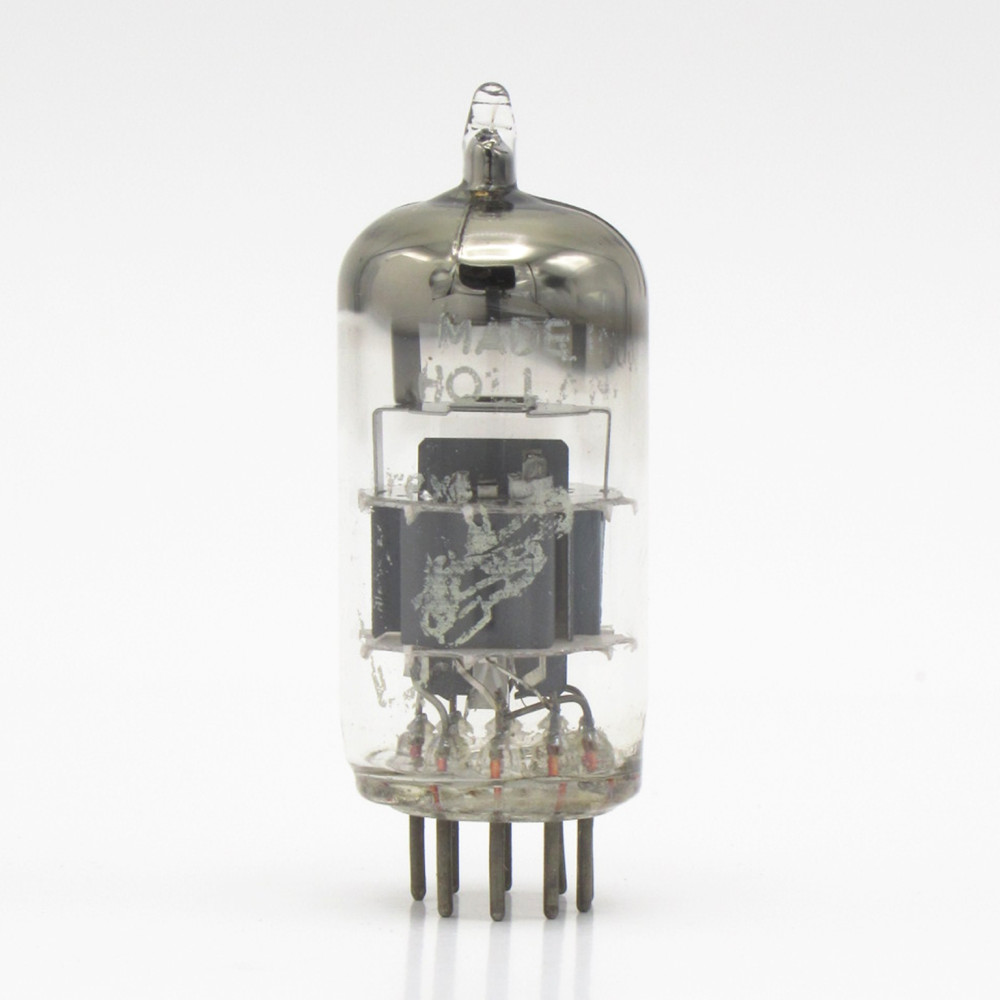 6DJ8 / ECC88, Amperex, Bugle Boy, Twin Triode, Holland, Low Hour Pull