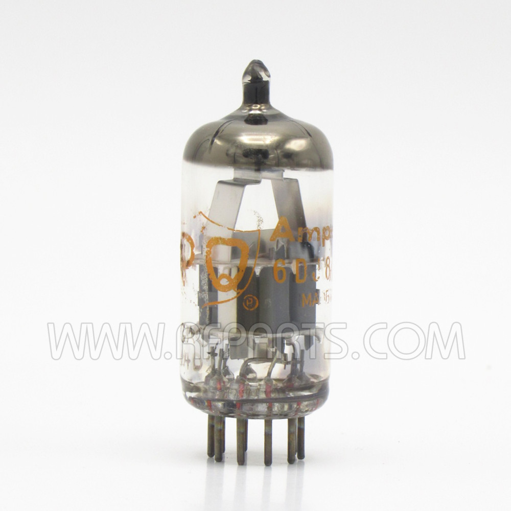 6DJ8 / ECC88, Amperex, P.Q., Twin Triode, Used