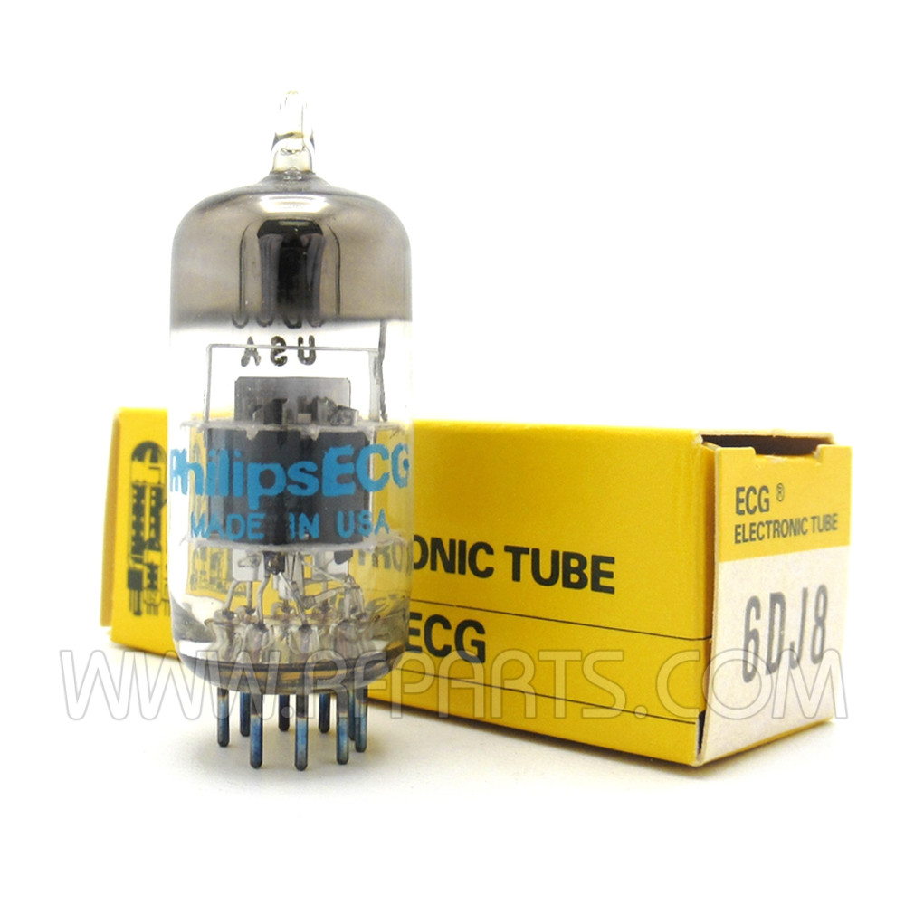 Philips ECG JAN 12AX7WA 6本 実機音出し バラ承ります 6DJ8 Philips