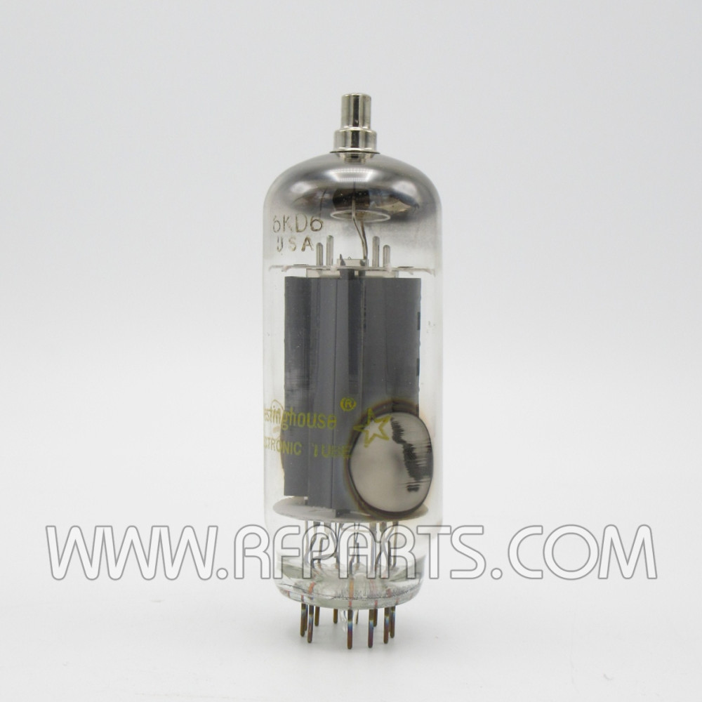 6KD6 Westinghouse Power Beam Amplifier Tube. Can be used as