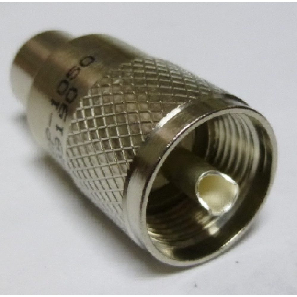 83-1SP-1050 UHF Male Solder Type Connector (PL259), Straight