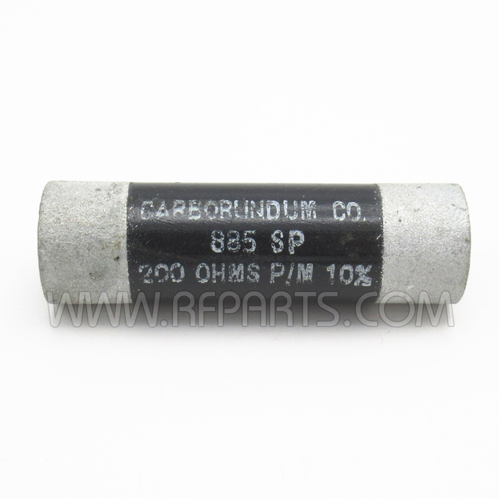 885SP, Carborundum, 200 Ohm, 10%, Non-Inductive, Ceramic Resistor