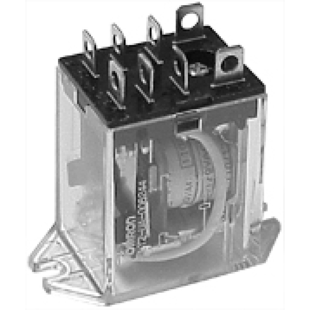 RELPOL R2N-2012-23-1024-WT Relais – Elektromagnetisch DPDT, 24V DC, 12A/250V AC – Industrie-Relais Mit Testtaste