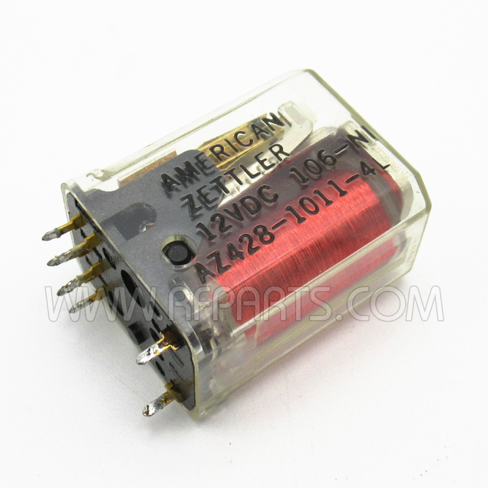 AZ428-1011-4L American Zettler 12V DPDT Relay