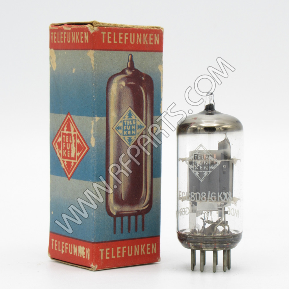 ECC808 / 6KX8 Telefunken AF Twin Triode, New Old Stock