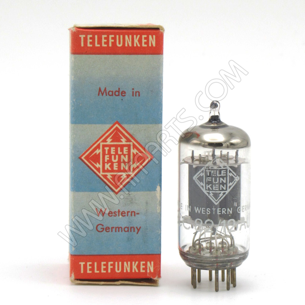 真空管 Telefunken/Mazda 12AU7A ECC82 VINTAGE PAIR 12AU7 - ECC82