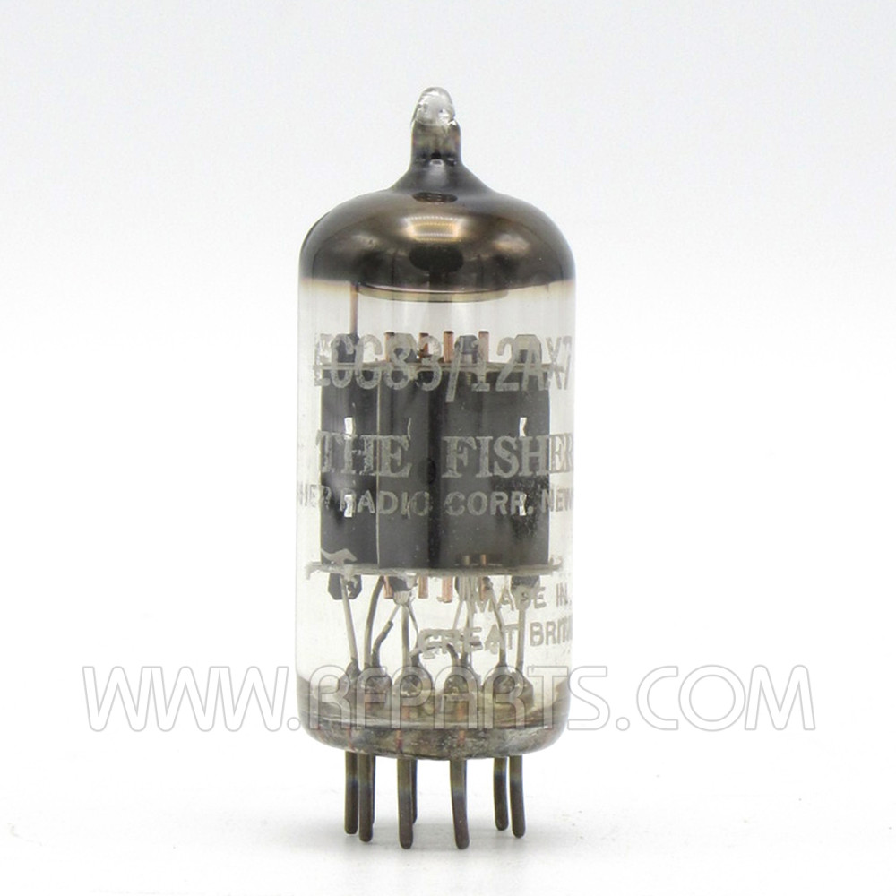 真空管 2本 ECC83 12AX7 フィッシャー FISHER オランダ製 ECC83/12AX7 Fisher High Mu Twin Triode Audio Tube, New Old Stock