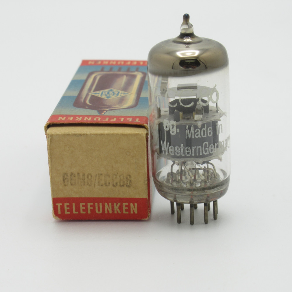 6GM8/ECC86 Telefunken Twin Triode Audio Tube, (NOS-NIB) Made in