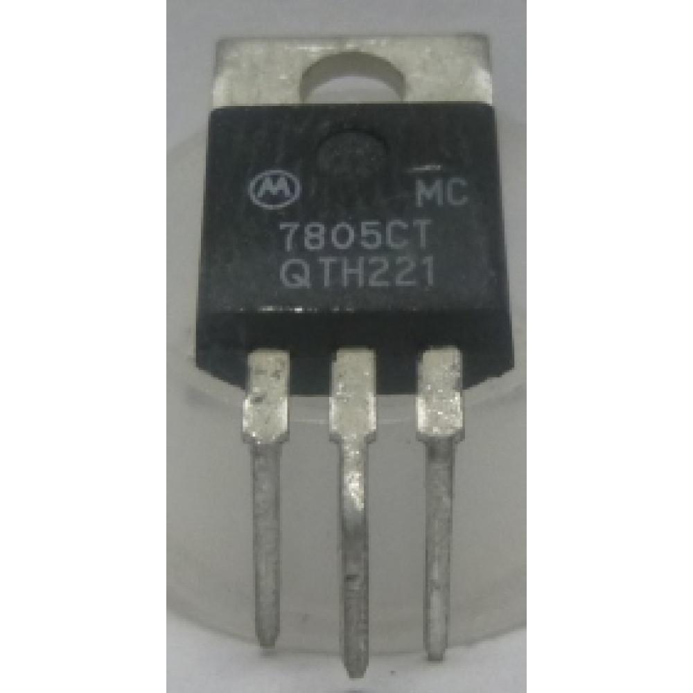 Régulateur De Tension Positif MC7805 - 5V 1A, Marque Motorola, Fourni Avec Radiateur, Neuf