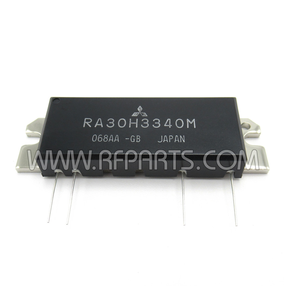 RA30H3340M Mitsubishi RF Module 330-400 MHz 30 Watt 12.5v, New Old