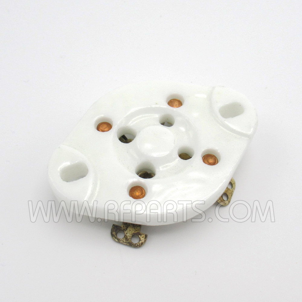SK4A Tube socket, flat ceramic, 4 pin for 811A, 812, 572B, 866A, 80