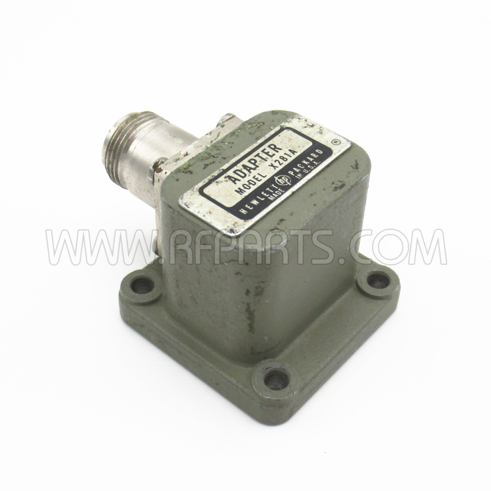 X281A Hewlett Packard WR90 Waveguide to Type-N Adapter 8.20GHz to