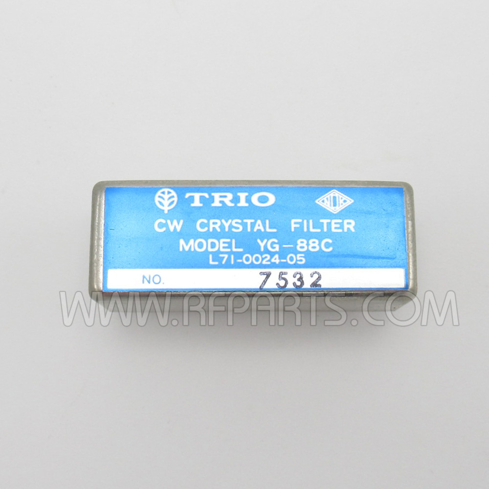 TRIO YK-88C　CWクリスタルフィルター TRIO-KENWOOD YK-88C-1 500Hz CW FILTER TS-850S TS-450S TS