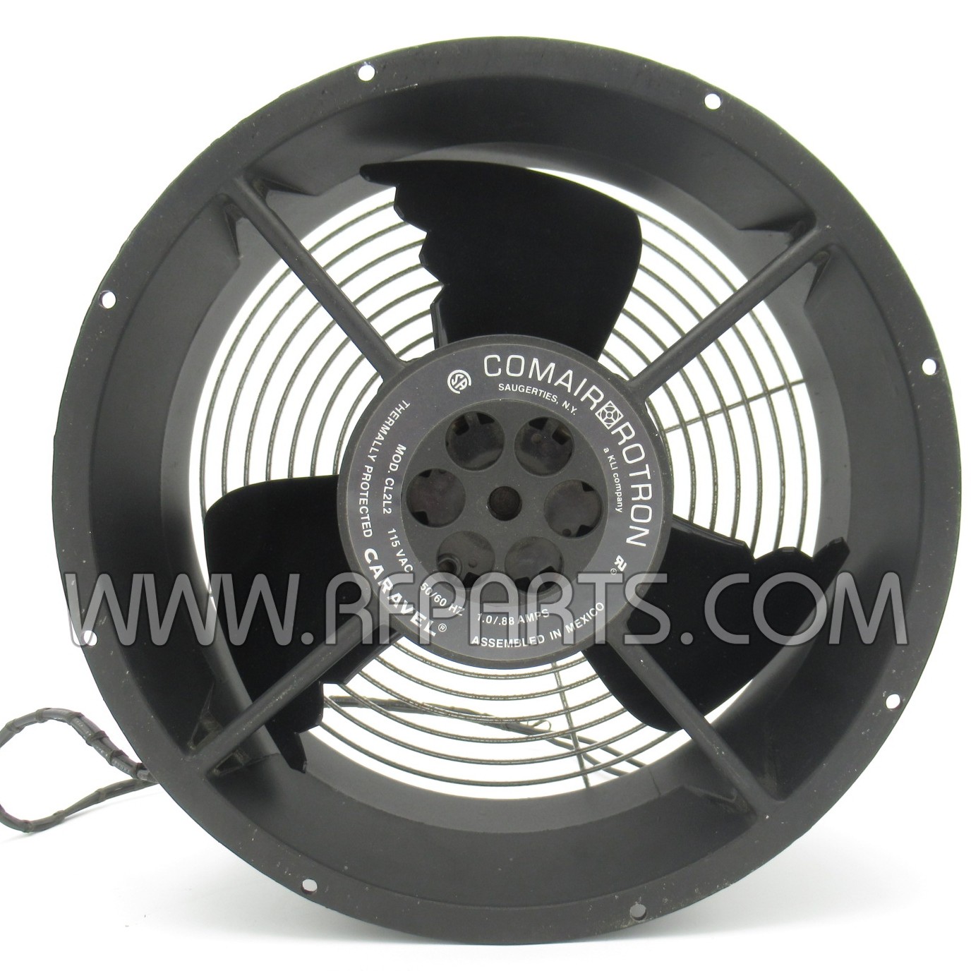 COMAIR ROTRON CARAVEL CL2T2 115VAC 50/60Hz 1.0/.88Amps Thermally Protected Fan 