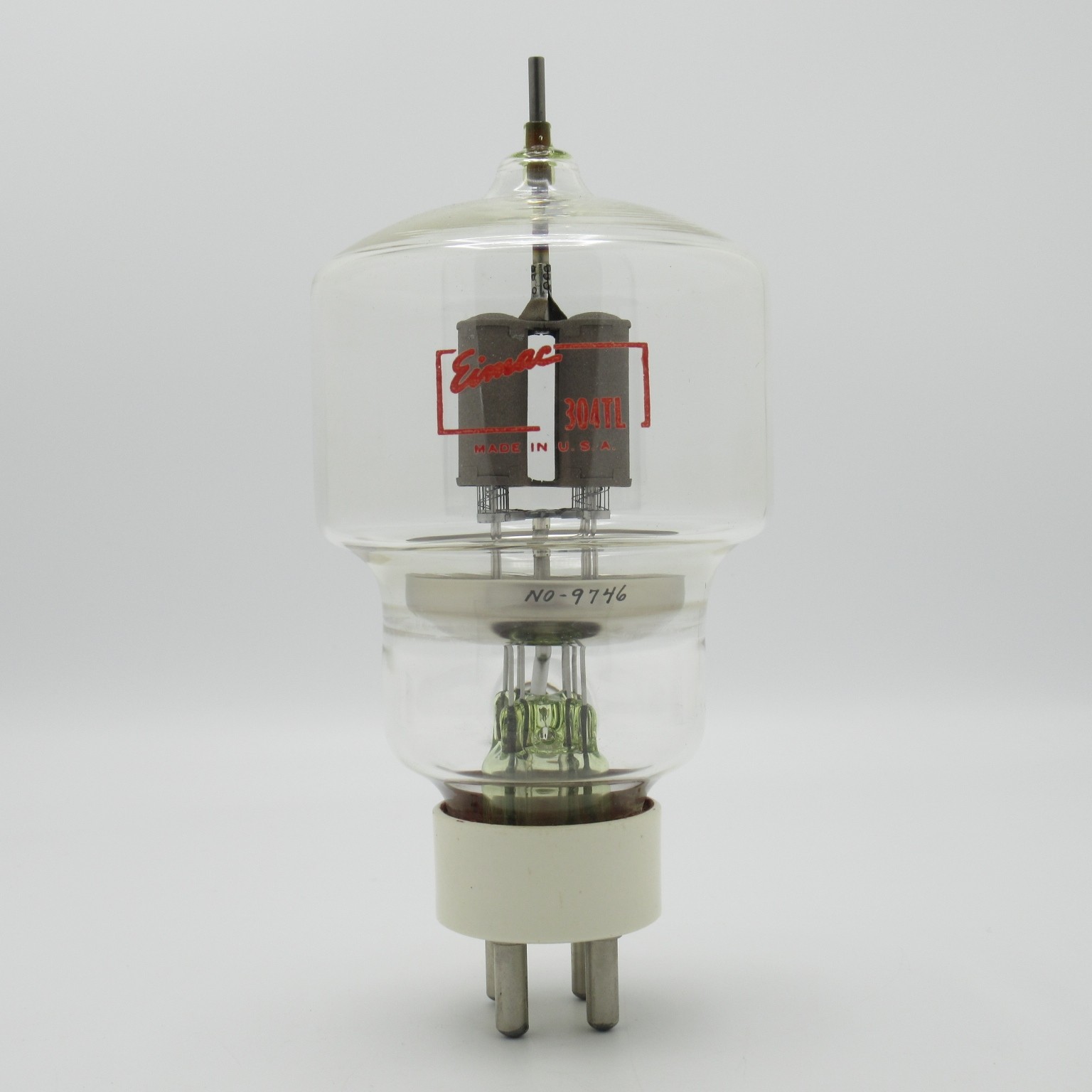 304TL Transmitting Tube, Triode, VT129 / 304TL, MFR Eimac (NOS)