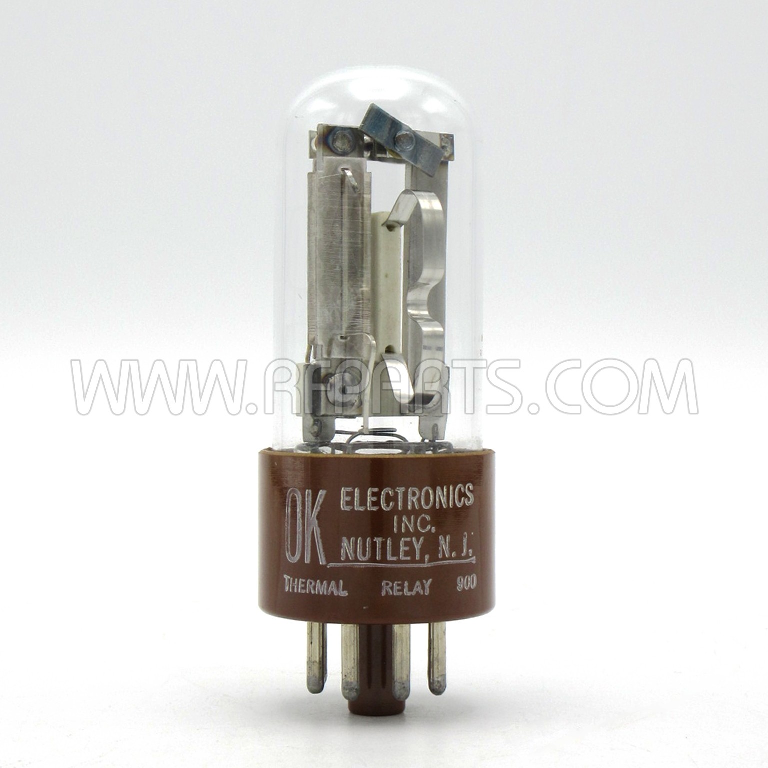 115NO60 OK Electronics Vintage Thermal Time Delay Relay 8 Pin, New Old