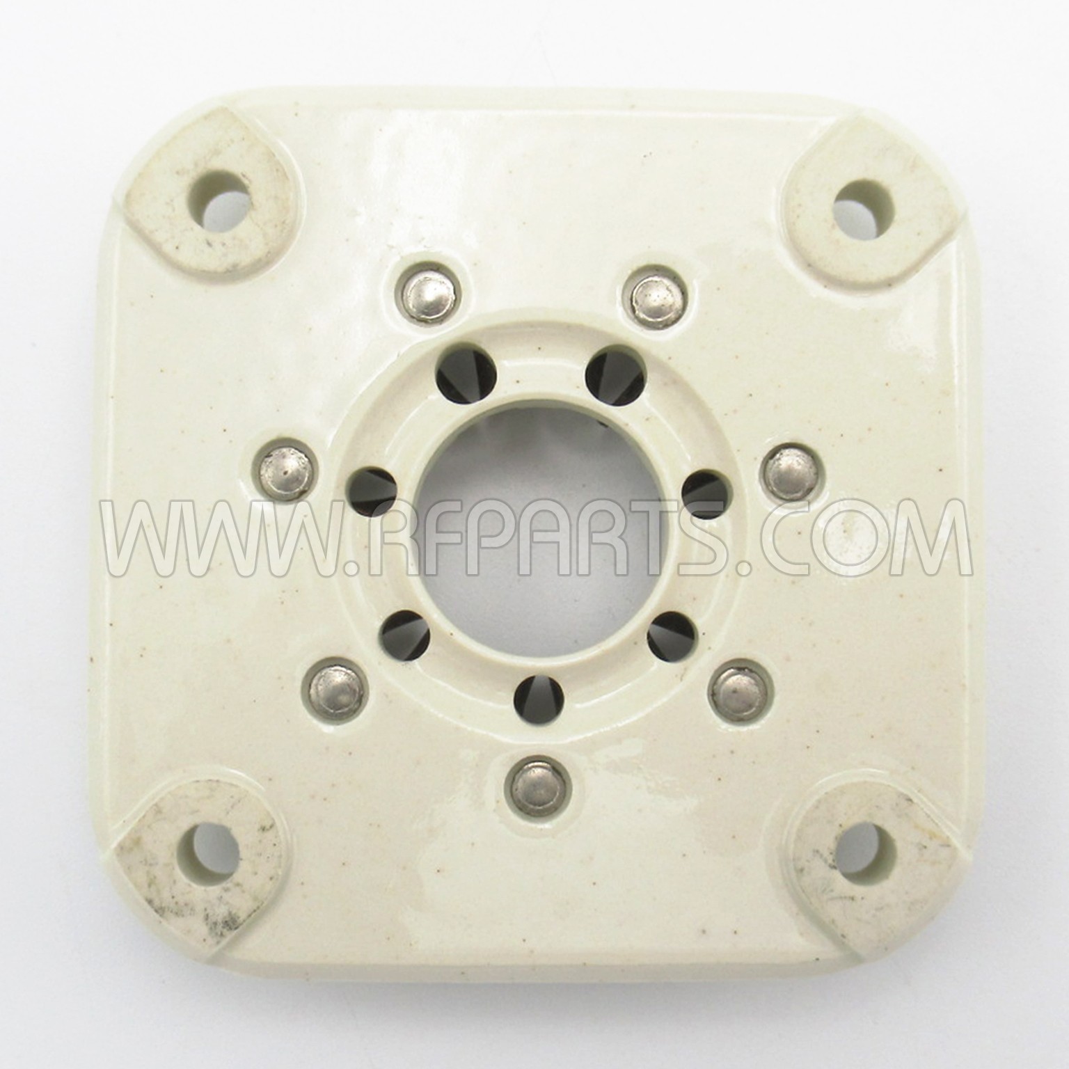 122 237 200 Johnson Ceramic 7 Pin Tube Socket New Old Stock 122-237-200-johnson-ceramic-7-pin-tube-socket-new-old-stock
