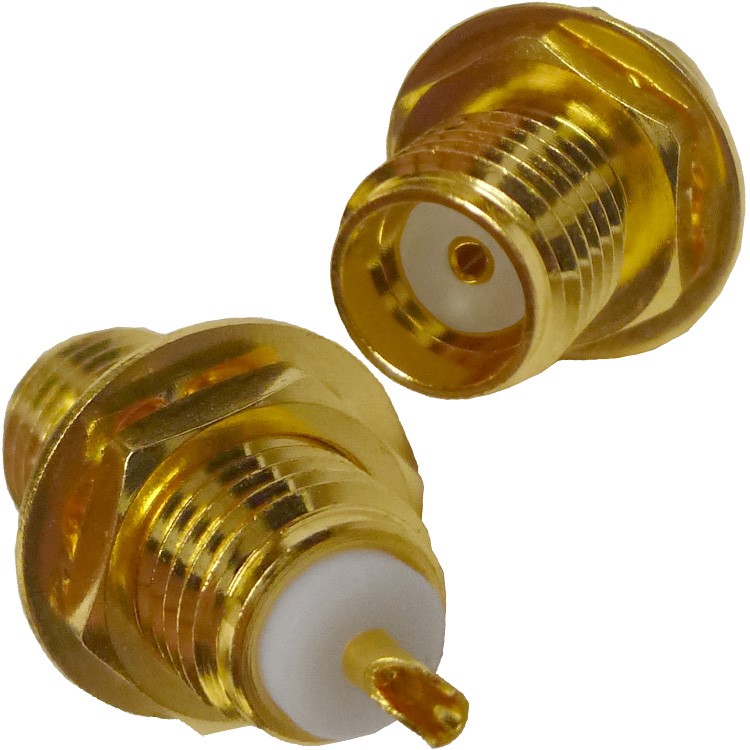 正式的 132137 w Bulkhead Straight, Connector, Bulkead Female SMA テープ・マスキングテープ