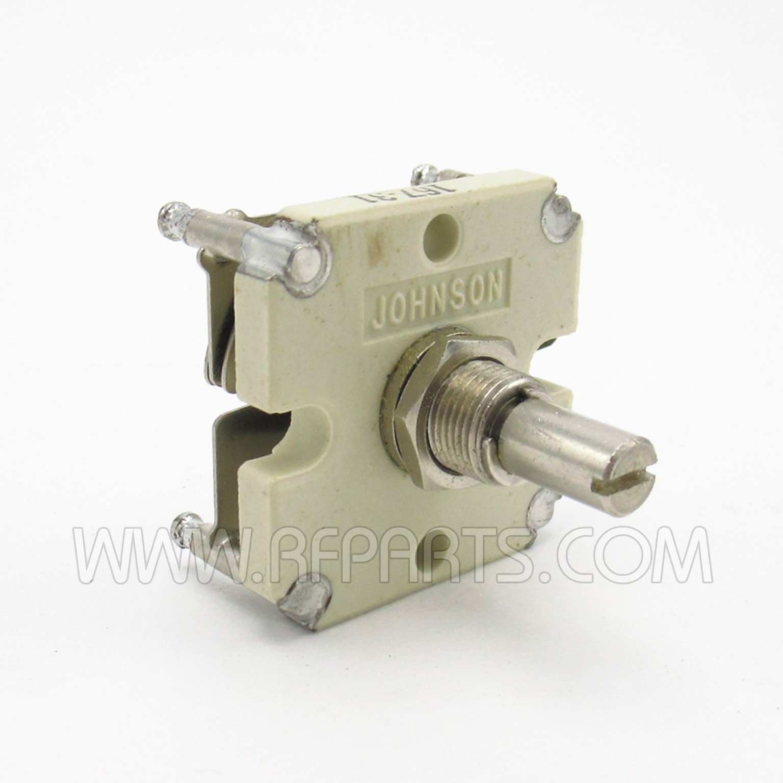 16731, E.F., Johnson, Variable, Capacitor, 2.811pf, 1.5Kv, Stock