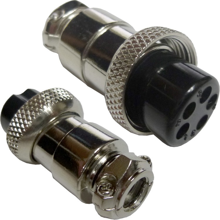 Mic Plug Male Ham & CB Radio Microphone Cable Connector 24x 4-Pin 