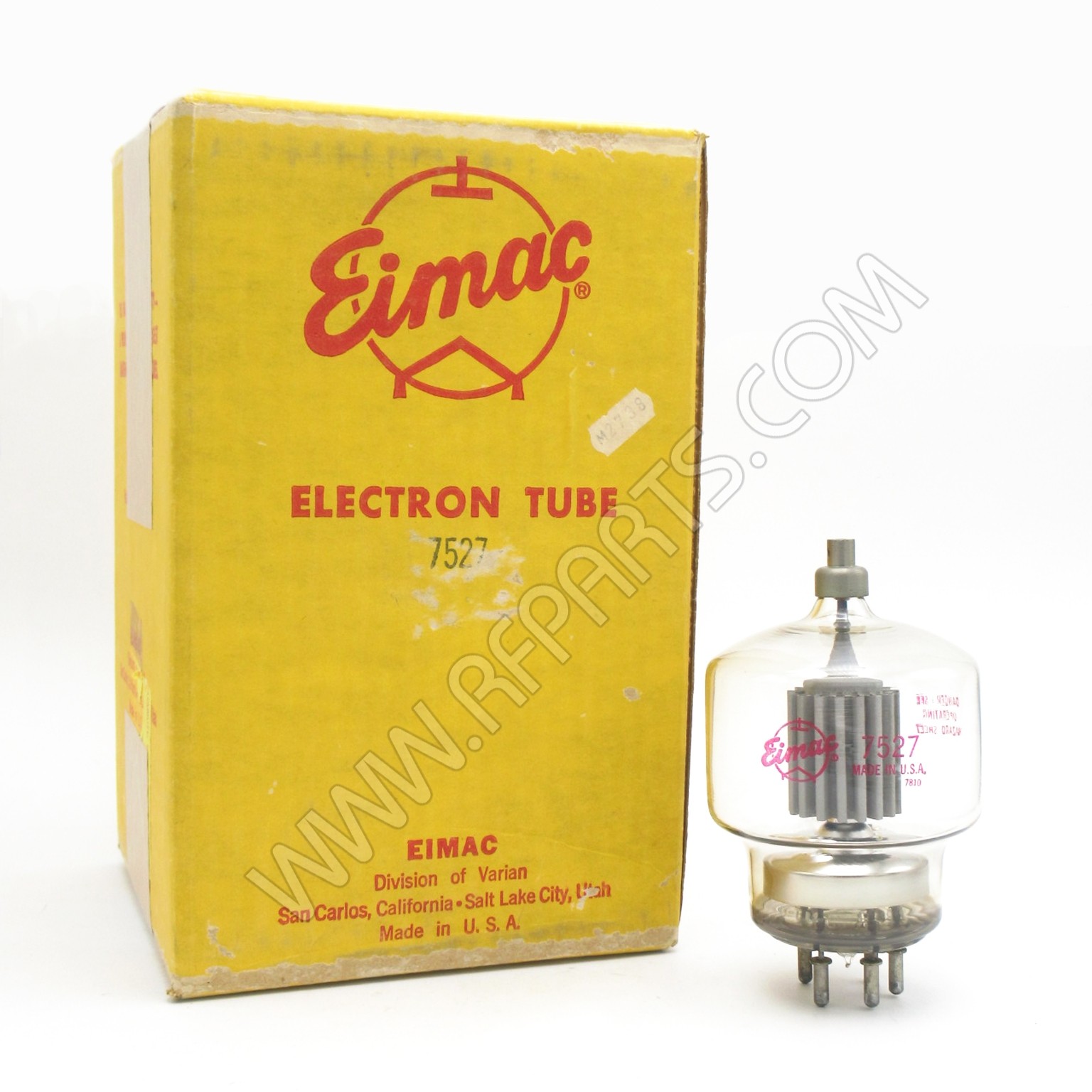 4400BEI Transmitting Tube, Glass Envelope, MFR Eimac (N.O.S.), 90