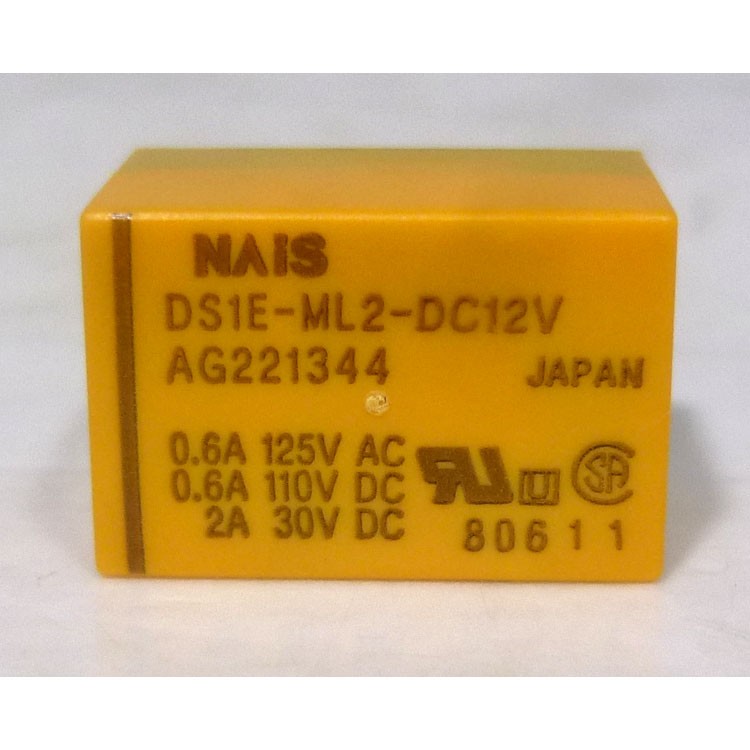 DS1E-ML2-DC12V Relay,12v 2-coil, latching. : matsushita - Printed Circuit  Board (PCB) - Relays