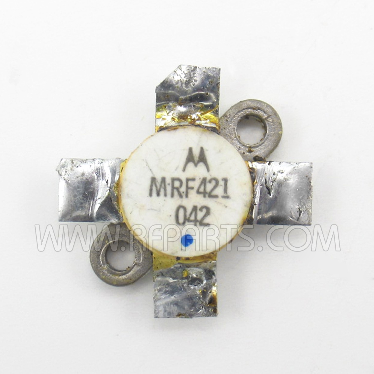 thumbnail image 2 of M/A-COM MRF422 NPN Silicon Power Transistor – 150W (PEP), 30MHz, 28V, New 2 of 6