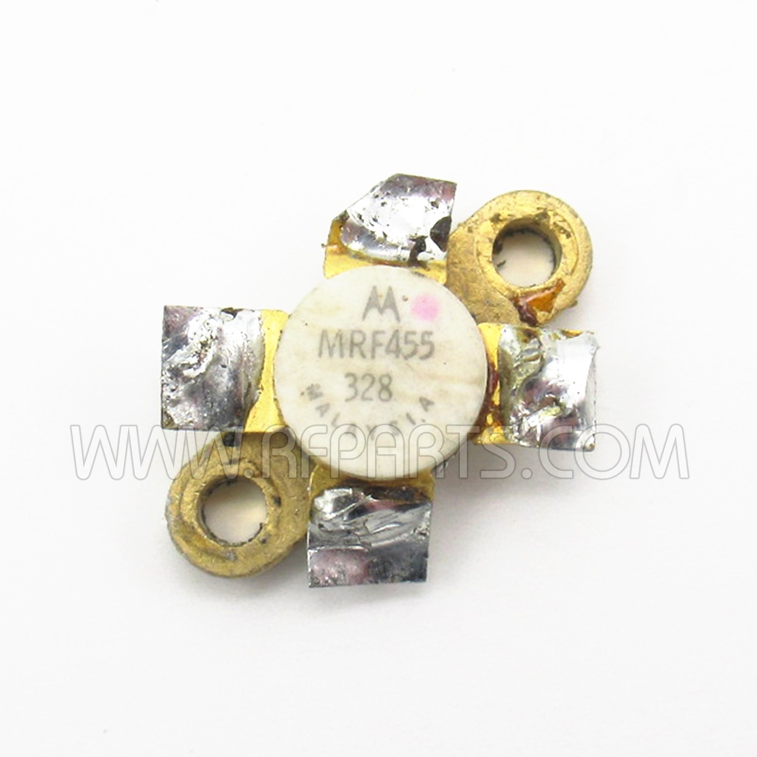 MRF455 Motorola NPN Silicon Power Transistor 60W 30 MHz 12.5V, Used