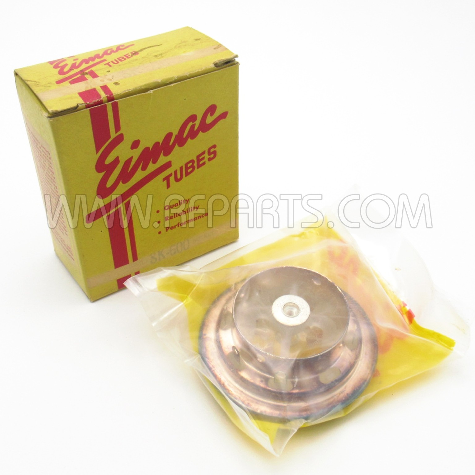 SK600, Eimac, Tube Socket, for 4CX150A,4CX250B, 4CX350A, 4CX400A, Used